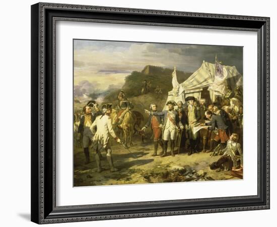 Siège de Yorktown, en octobre 1781-Louis Charles Auguste Couder-Framed Giclee Print