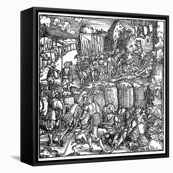 Siege of a Fortress, 1532-Hans Holbein the Younger-Framed Premier Image Canvas