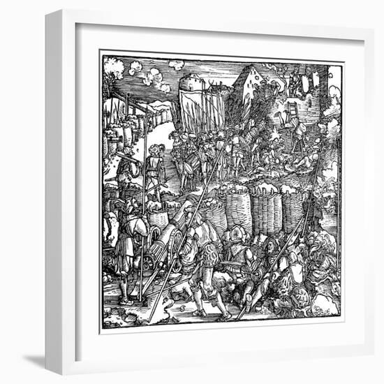 Siege of a Fortress, 1532-Hans Holbein the Younger-Framed Giclee Print