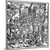 Siege of a Fortress, 1532-Hans Holbein the Younger-Mounted Giclee Print