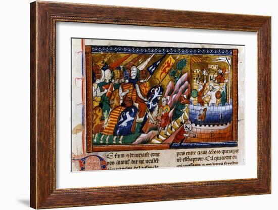 Siege of Antioch, C1097-null-Framed Giclee Print