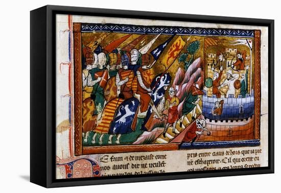 Siege of Antioch, C1097-null-Framed Premier Image Canvas