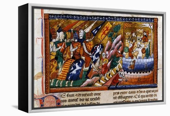 Siege of Antioch, C1097-null-Framed Premier Image Canvas