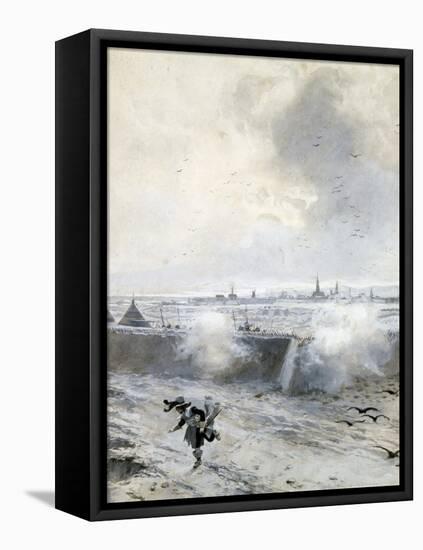 Siege of Arras, under Louis XIII, Thirty Years War, 1640-Francois Flameng-Framed Premier Image Canvas