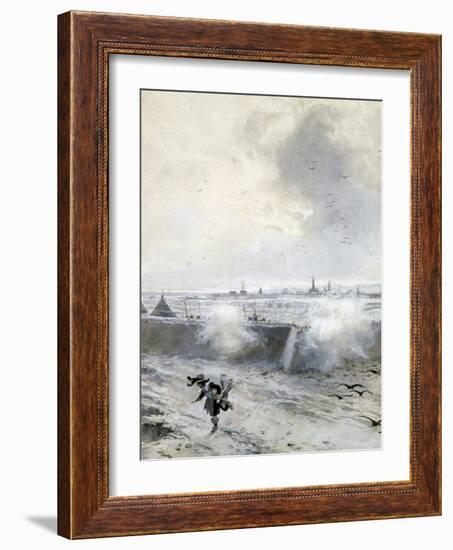 Siege of Arras, under Louis XIII, Thirty Years War, 1640-Francois Flameng-Framed Giclee Print
