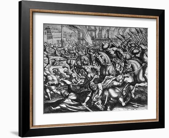 Siege of Constantinople, 1453-Matthaeus Merian-Framed Giclee Print