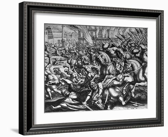 Siege of Constantinople, 1453-Matthaeus Merian-Framed Giclee Print