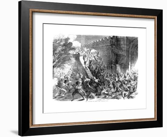 Siege of Delhi, Indian Mutiny, September 1857-null-Framed Giclee Print