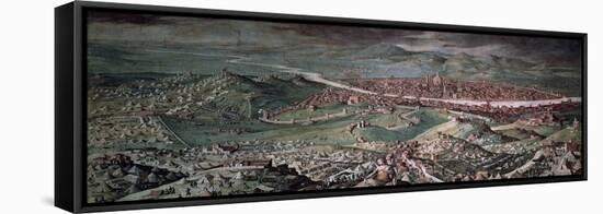 Siege of Florence, 1530,-Giorgio Vasari-Framed Premier Image Canvas