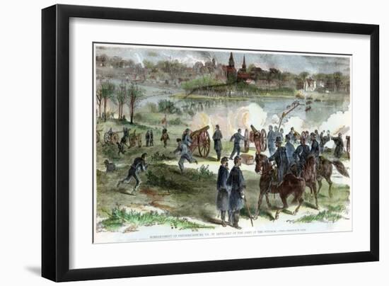 Siege of Fredericksburg, Virginia, American Civiil War, C1864-C1865-H Lovie-Framed Giclee Print