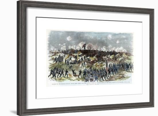 Siege of Petersburg, Virginia, American Civil War, 30 July 1864-A McCallum-Framed Giclee Print