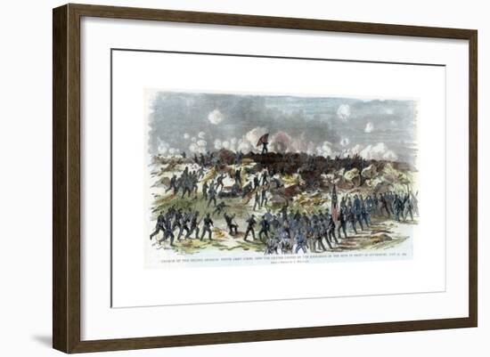 Siege of Petersburg, Virginia, American Civil War, 30 July 1864-A McCallum-Framed Giclee Print