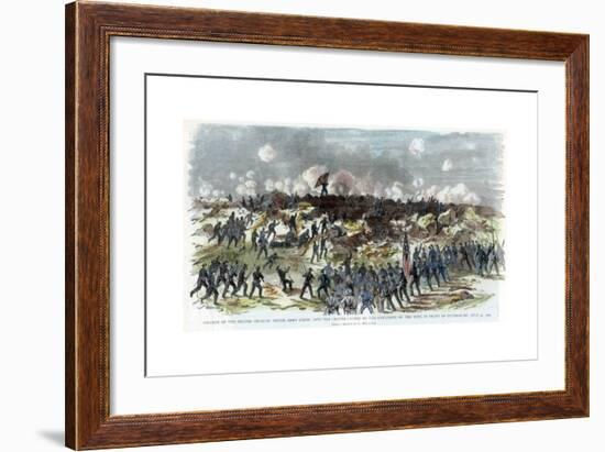 Siege of Petersburg, Virginia, American Civil War, 30 July 1864-A McCallum-Framed Giclee Print