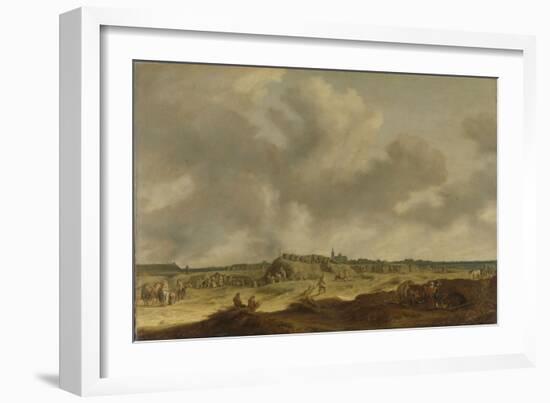 Siege of S Hertogenbosch by Frederick Henry-Pieter de Neyn-Framed Art Print