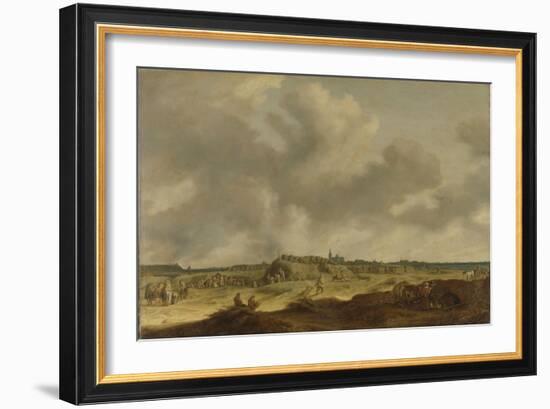 Siege of S Hertogenbosch by Frederick Henry-Pieter de Neyn-Framed Art Print