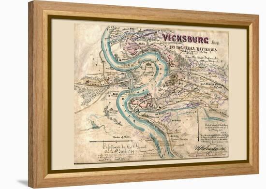 Siege of Vicksburg-null-Framed Stretched Canvas