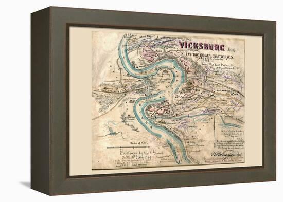 Siege of Vicksburg-null-Framed Stretched Canvas