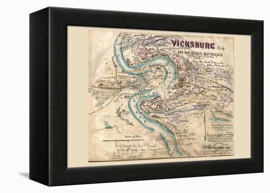 Siege of Vicksburg-null-Framed Stretched Canvas