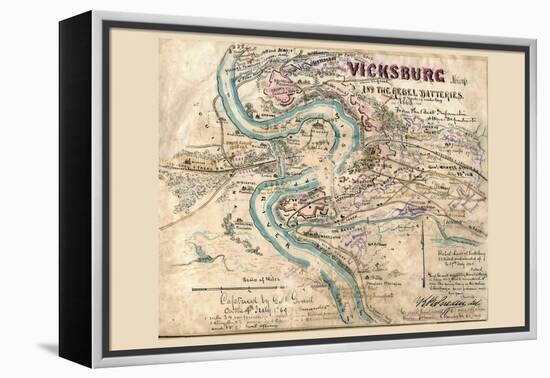 Siege of Vicksburg-null-Framed Stretched Canvas