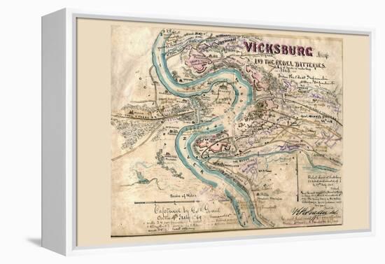 Siege of Vicksburg-null-Framed Stretched Canvas