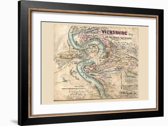 Siege of Vicksburg-null-Framed Art Print