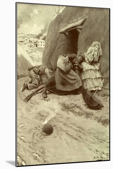 Siege of Vicksburg-Howard Pyle-Mounted Giclee Print