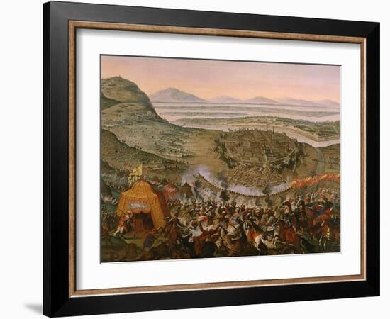 Siege of Vienna by Turks on July 14, 1683-Frans Geffels-Framed Giclee Print