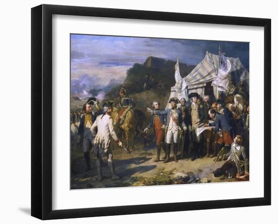 Siege of Yorktown, 1781-Auguste Couder-Framed Giclee Print