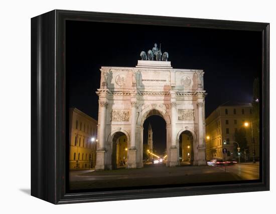 Siegestor (Victory Gate), Munich, Bavaria, Germany-Yadid Levy-Framed Premier Image Canvas