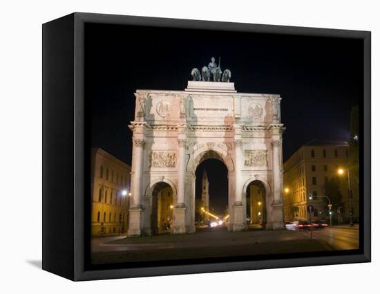 Siegestor (Victory Gate), Munich, Bavaria, Germany-Yadid Levy-Framed Premier Image Canvas