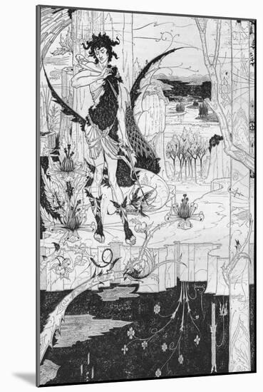 'Siegfried, Act II', c1893-Aubrey Beardsley-Mounted Giclee Print