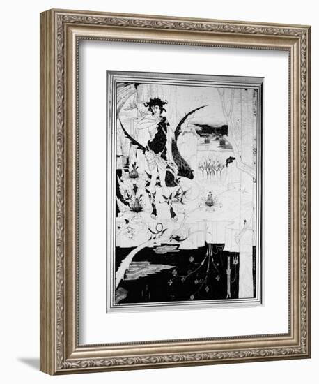 Siegfried, from Act II of 'The Ring of the Nibelung' by Wagner-Aubrey Beardsley-Framed Giclee Print