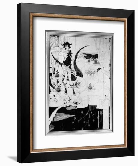 Siegfried, from Act II of 'The Ring of the Nibelung' by Wagner-Aubrey Beardsley-Framed Giclee Print