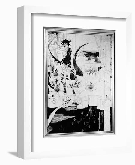 Siegfried, from Act II of 'The Ring of the Nibelung' by Wagner-Aubrey Beardsley-Framed Giclee Print