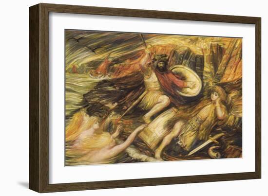 Siegfried's Death-Henry De Groux-Framed Giclee Print
