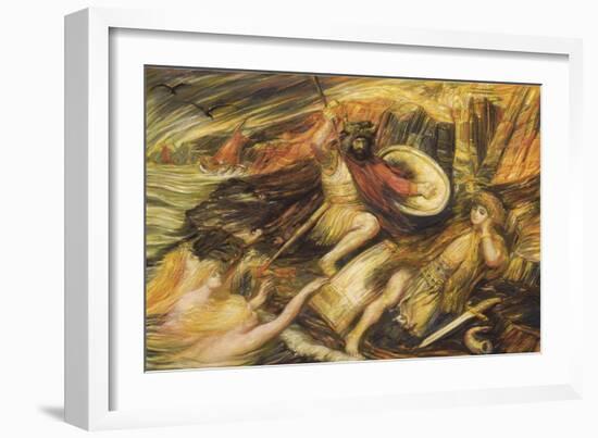 Siegfried's Death-Henry De Groux-Framed Giclee Print