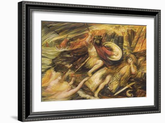 Siegfried's Death-Henry De Groux-Framed Giclee Print