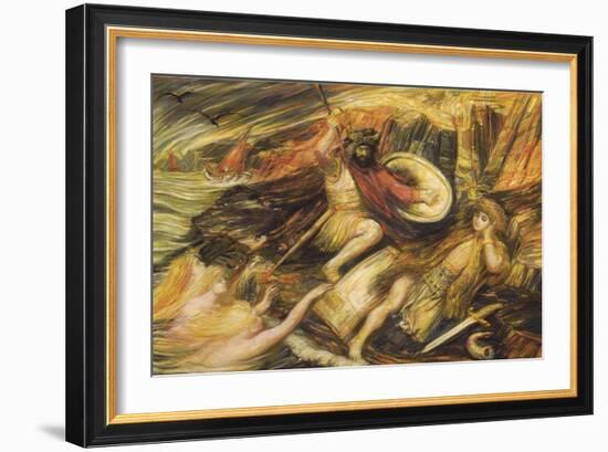 Siegfried's Death-Henry De Groux-Framed Giclee Print