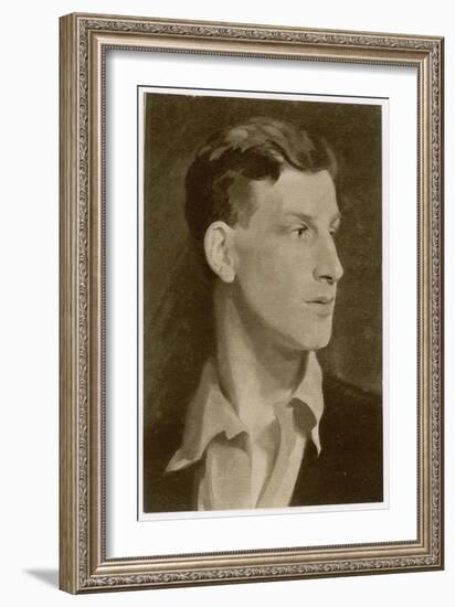 Siegfried Sassoon English Writer of Poetry and Prose-Glyn Philpot-Framed Art Print