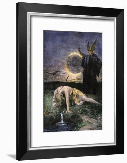 Siegfried, the Warrior Slain by Hagen in Germanic Legend-null-Framed Giclee Print