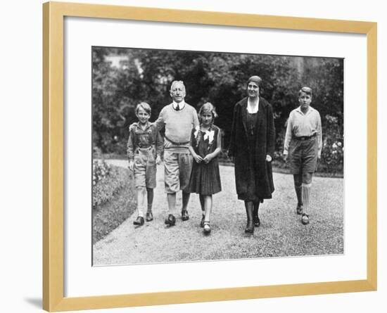 Siegfried Wagner Family-null-Framed Photographic Print
