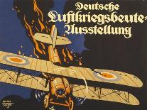 Poster Advertising the German Air War Booty Exhibition, 1918-Siegmund von Suchodolski-Giclee Print