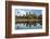 Siem Reap, Cambodia. Ancient ruins and towers of the Bayon Temple Angkor Wat-Miva Stock-Framed Photographic Print