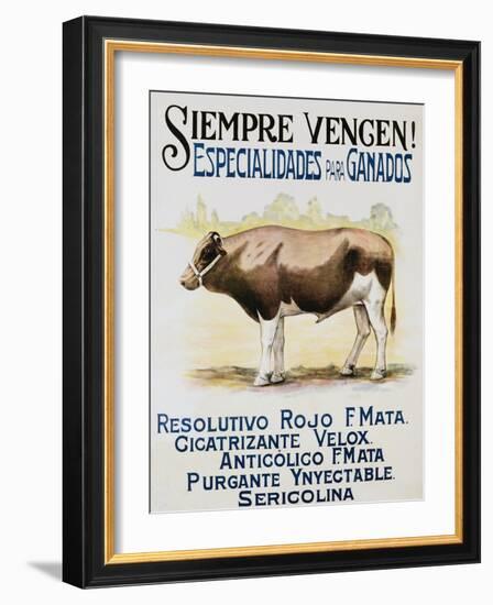 Siempre Vengen! Poster-null-Framed Giclee Print