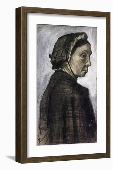 Sien's Mother Wearing a Dark Cap-Vincent van Gogh-Framed Art Print