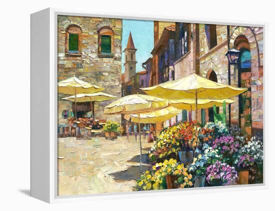 Siena Flower Market-Howard Behrens-Framed Stretched Canvas