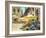 Siena Flower Market-Howard Behrens-Framed Premium Giclee Print