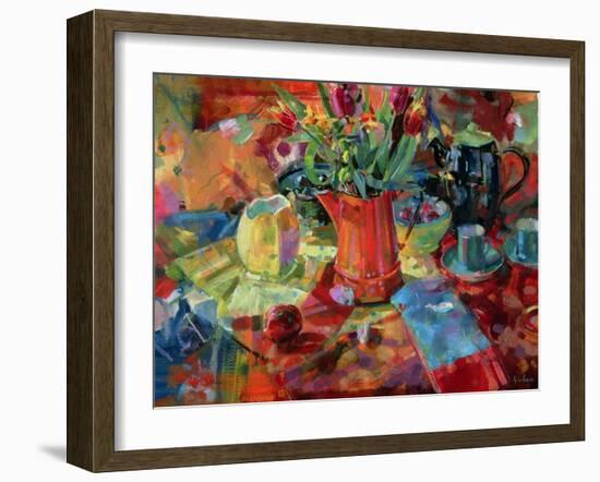 Sienna Bouquet-Peter Graham-Framed Giclee Print