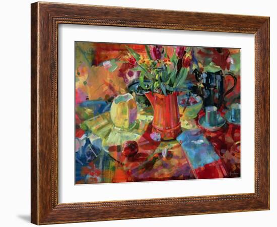 Sienna Bouquet-Peter Graham-Framed Giclee Print