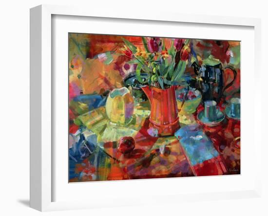 Sienna Bouquet-Peter Graham-Framed Giclee Print